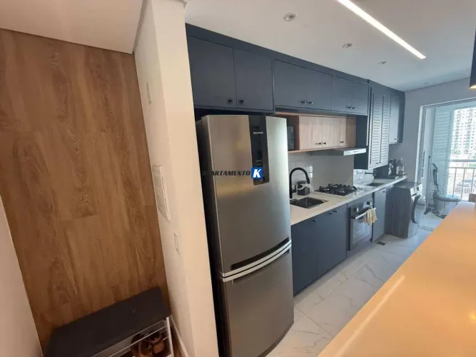 Apartamento MOBILIADO LOCAÇÃO - 61m², 2 dorms, 1 suíte, Varanda c/ Churrasqueira, 1 Vaga -