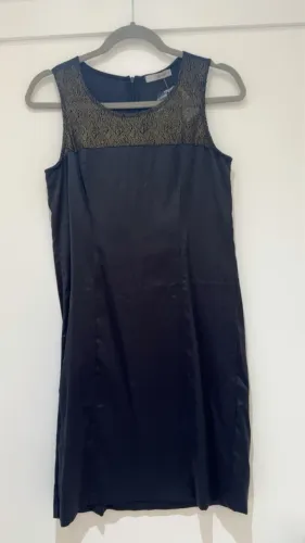 Vestido tubinho preto - Chifon