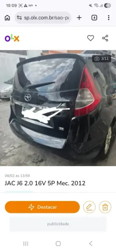 JAC J6 2.0 16V 5P Mec. 2012