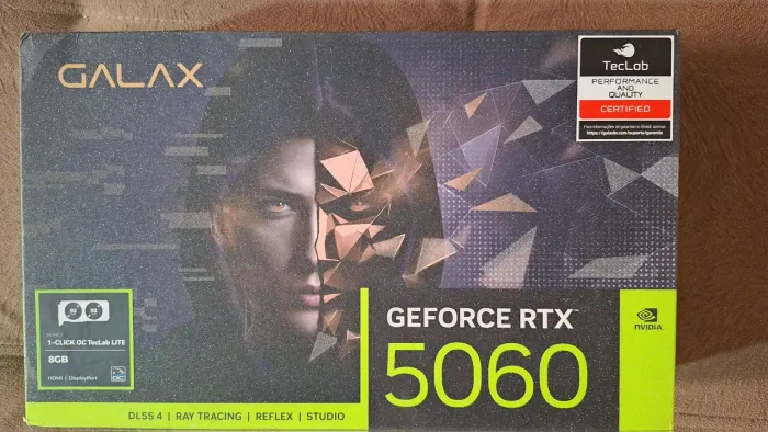 Placa de vídeo rtx 5060 NOVA