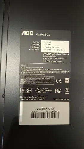 Monitor LCD profissional pdl4210E 42 polegadas 60hz HD