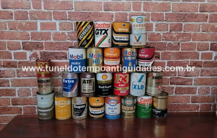 Latas Óleo Antigas
