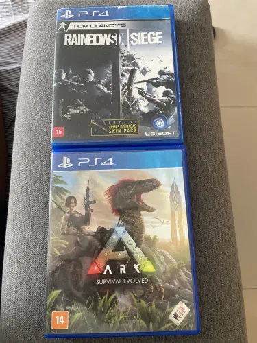 JOGO ARK SURVIVAL / RAINBOWS X SIEGE PS4