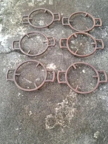 Trempe antigo de fogão a lenha 