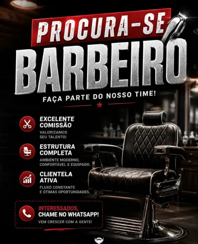 PROCURA-SE BARBEIRO!