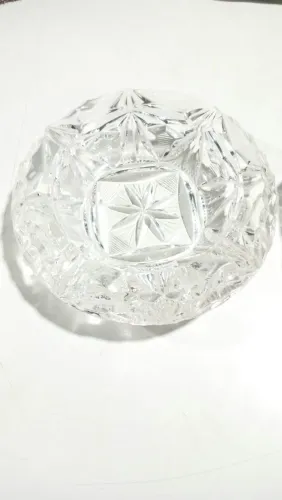 1 Cinzeiro antigo cristal pesado 