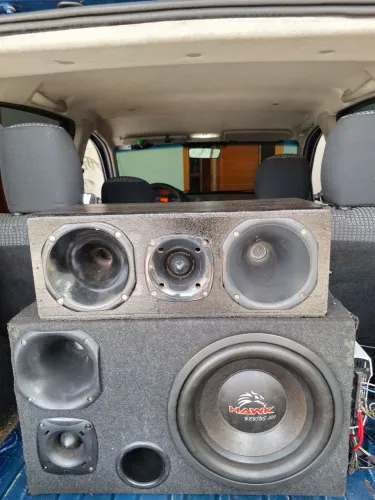 Subwoofer cornetas Twitter + Potencia Taramps 800 r