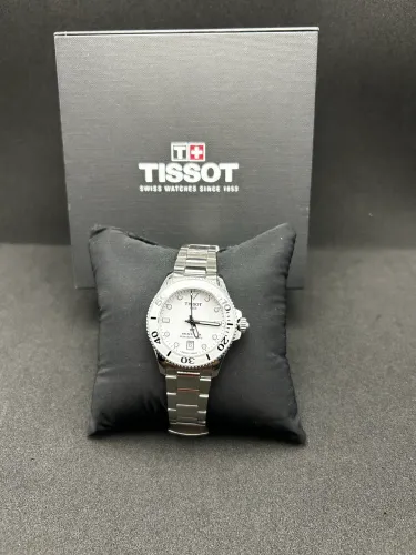 Tissot SEASTAR branco unissex- 36mm - usado