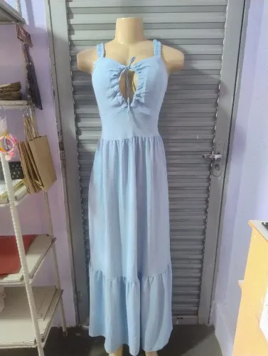 Vendo Vestido tecido duna veste até 44 . Novo