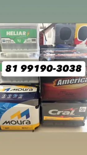 Bateria de carro moto caminhão vans som estacionária a partir de 169,90