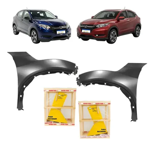 Par Paralama Honda Hrv 2016 2017 2018 2019 2020 2021 Novo