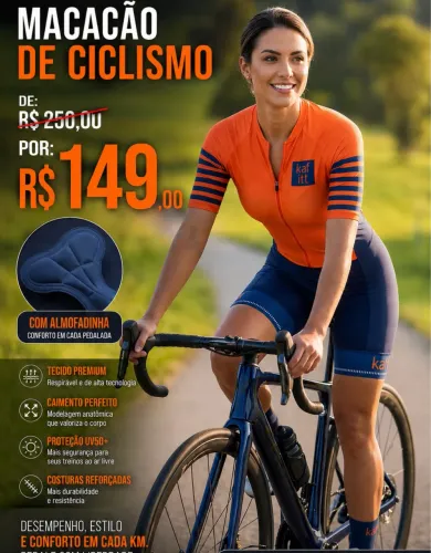 MACACÃO DE CICLISMO (Novo)