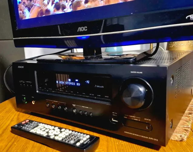 NETWORK RECEIVER DENON AVR1912 7.1 125W/ch Z2 6 a 16ohms 3d AIRPLAY USB