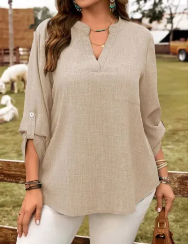 Blusa casual sport fino