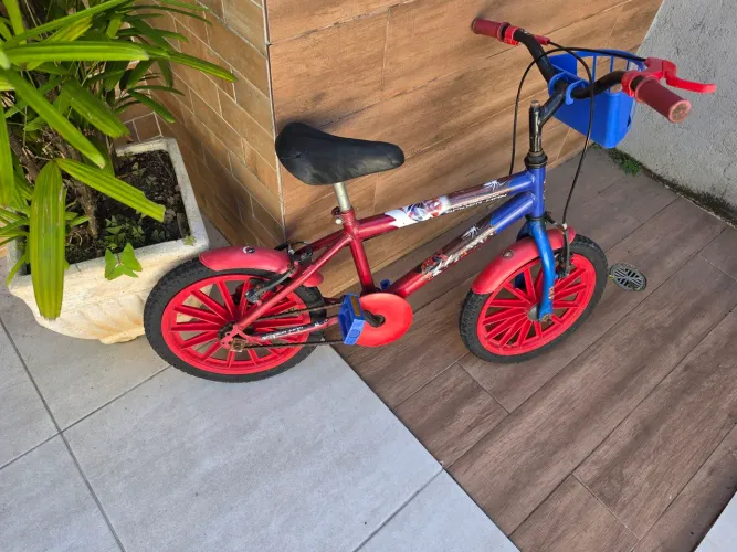 Bicicleta infantil Homem Aranha