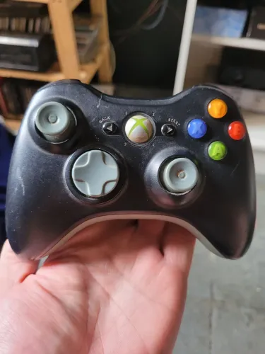 Controle Xbox 360 Sem Fio Original Microsoft - Preto (Funcionando 100%)