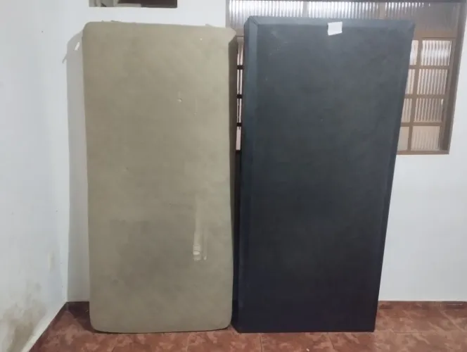 Cama box solteiro com suporte