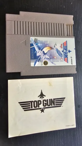 Jogo Top Gun original Nintendinho NES