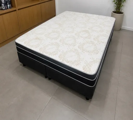 Cama Box Casal + Colchão