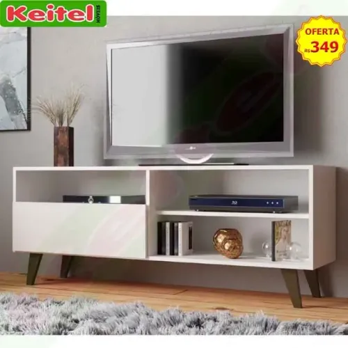 Rack p/ Tv Detroit Branco 