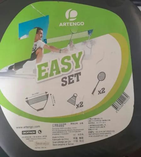 Kit badminton portátil
