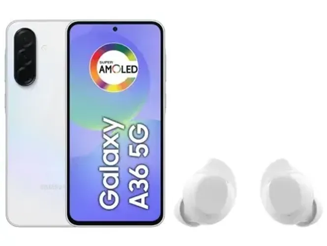 Samsung Galaxy A36 256GB 5G 8GB + Buds Core Branco