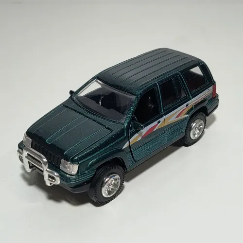 Jeep Grand Cherokee Vintage! Miniatura diecast original dos anos 90