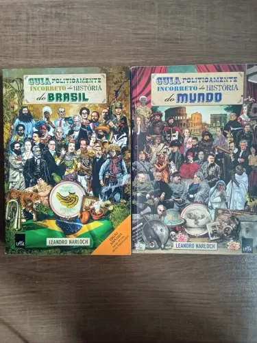 Livros: Guia Politicamente Incorreto da História: do Brasil e do Mundo.