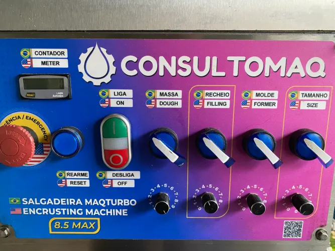 Modeladora de salgados ConsultMaq produz 8000 Salgadinhos em 1 hora 