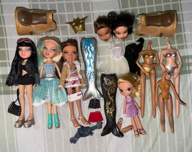 Bratz Lote de sucatas (ler descrição)