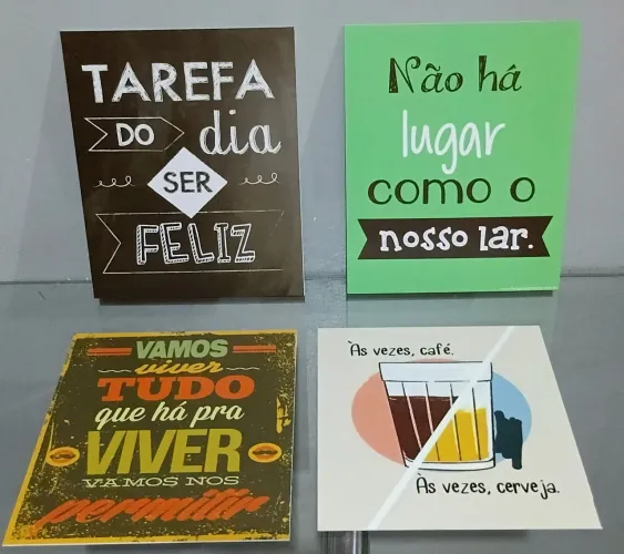 Placas Decorativas personalizadas