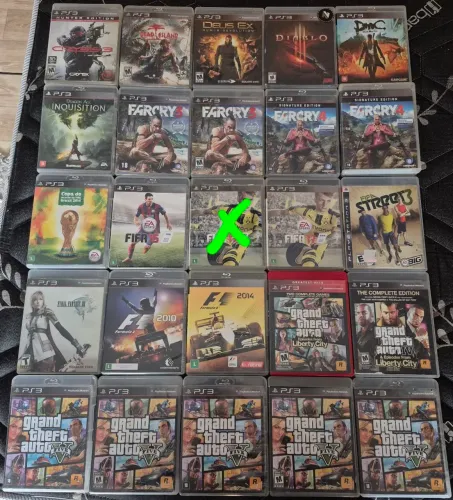 Jogos de ps3 - A PARTIR DE R$35,00