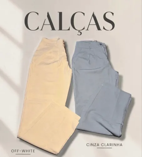 Calça em alfaiataria