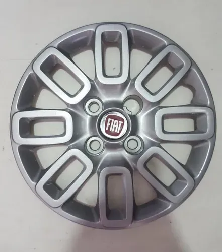 Calota Novo Uno Aro 14 Original 1 Peça 10203 Cinza
