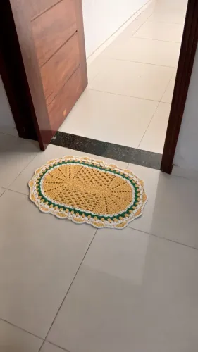 Tapete de crochê 