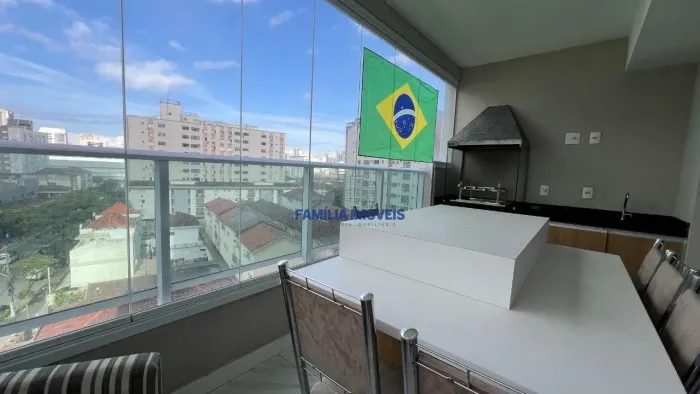 Apartamento para alugar 2 suítes lazer Quality House Santos SP