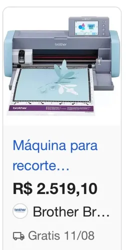 Scan cut brother sdx125 desenho, recorte, gravação e perfuração