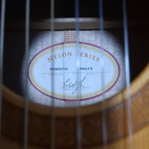 ABAIXOU!!! Violão Taylor NS62-CE (série 6), Nylon, ano 2002, Americano, com case original