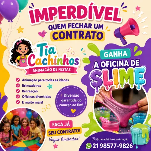 Animação infantil/ Adultos