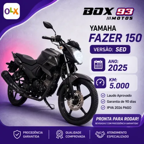 Yamaha Ys 150 Fazer Sed 2025