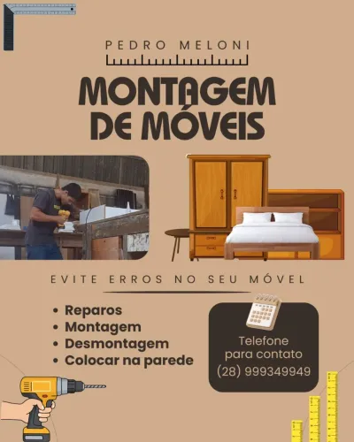 Desmontagem de móveis em geral