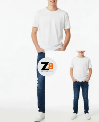 Camiseta Branca - Adulto - Juvenil - Infantil (Escolar)