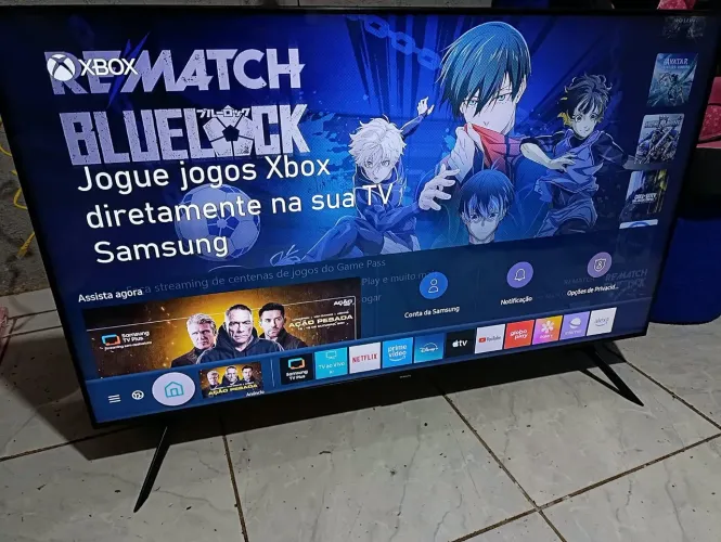Tv smart 50 polrgadas com Xbox 4 K top tem um detalhe
