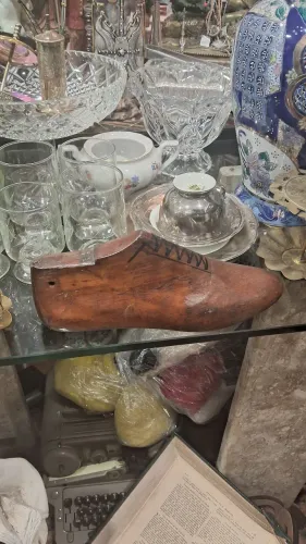 Sapato molde de madeira década 50/60