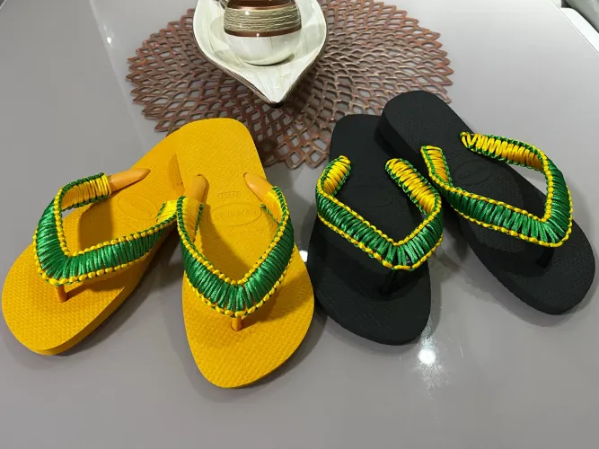 Chinelos Personalizados para copa do mundo