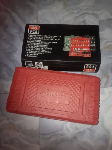 Kit de ferramentas com 46 pecas