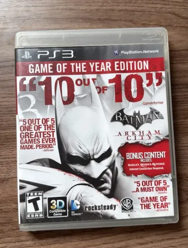 Batman Arkham City Game of the Year Edition PS3 - Original