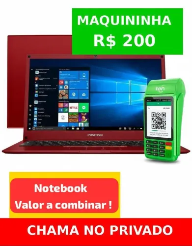 Notebook e máquina