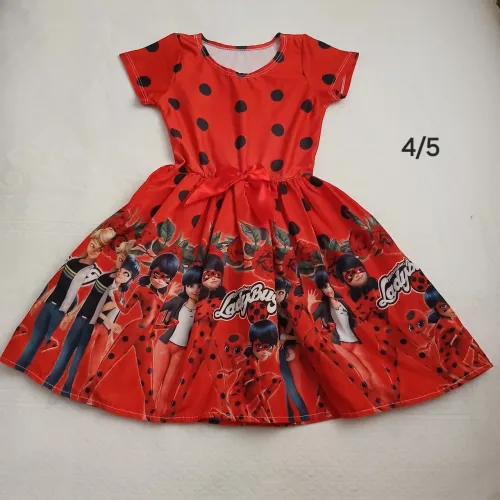 Vestido fantasia Lady bug tam 4/5