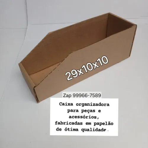Caixa organizadora para peças